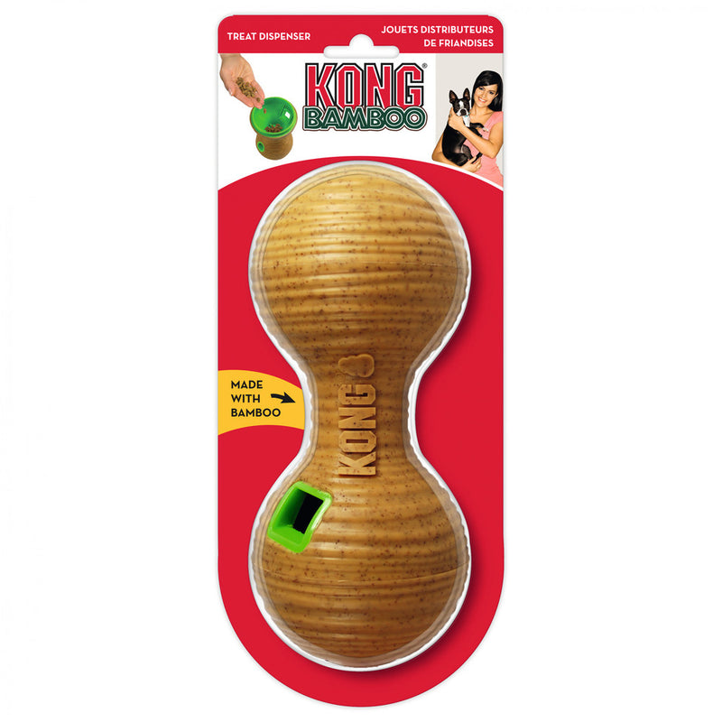 Psí hračka KONG Bamboo Feeder Dumbbell - M