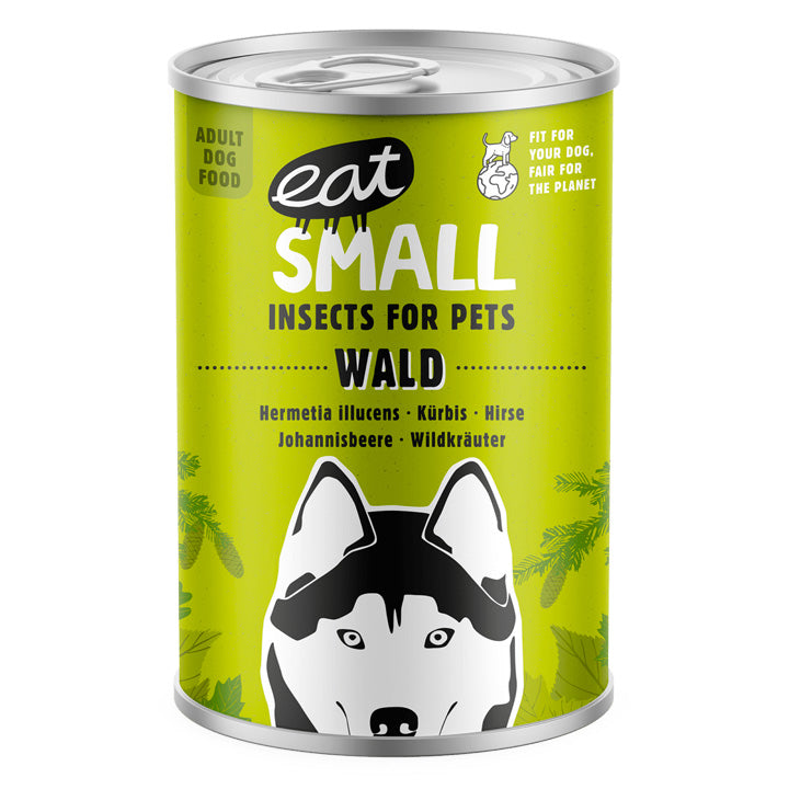 EAT SMALL Hmyzí konzerva pro psy - WALD