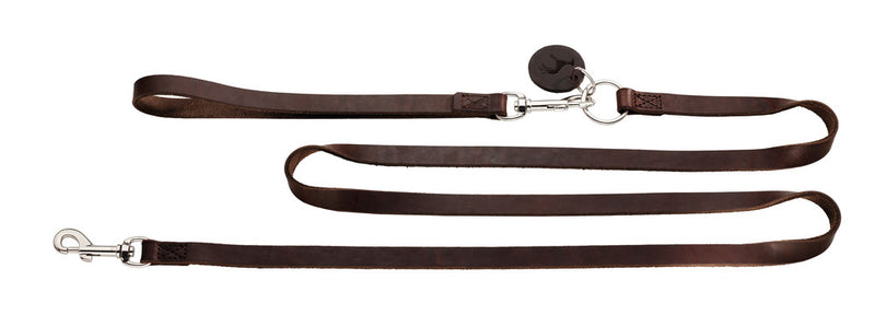 SOLID EDUCATION combi leash 6 in 1 - dark brown