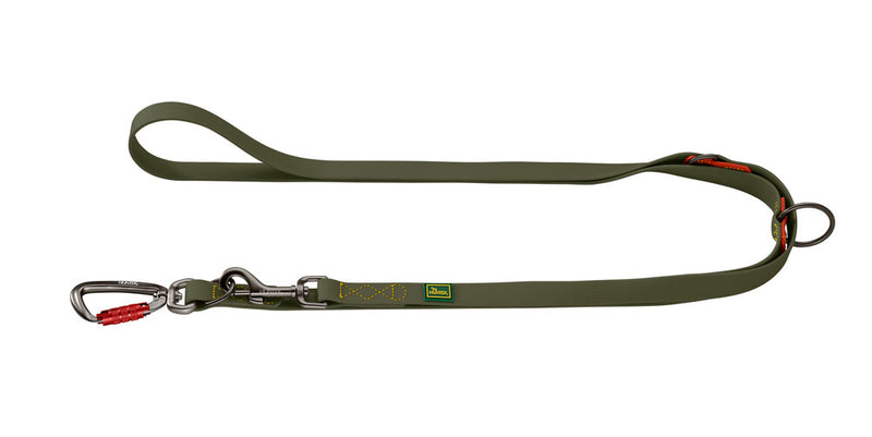 HAVANNA adjustable leash - green/orange