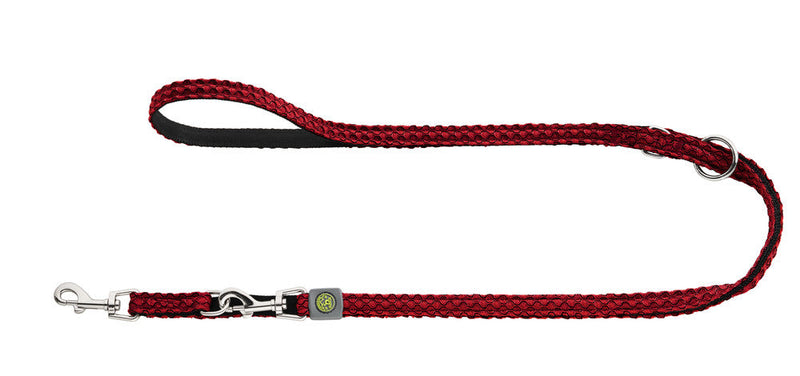 HILO adjustable leash - red