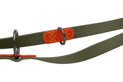 HAVANNA adjustable leash - green/orange