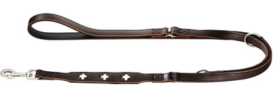 SWISS adjustable leash - brown
