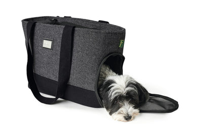 BARCELONA taška na psa - šedá