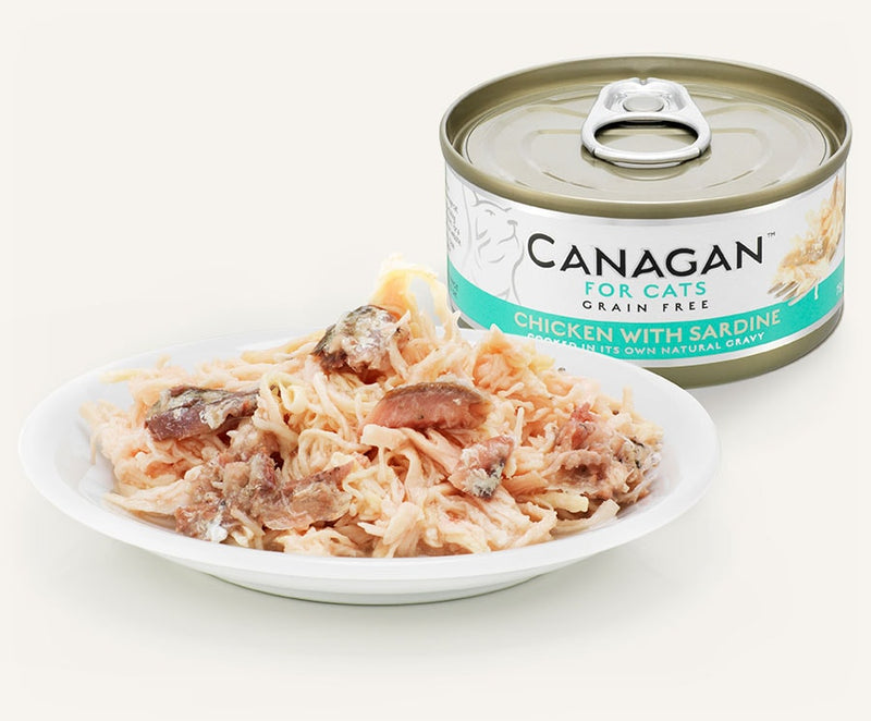 CANAGAN CAT Canned food for cats - Chicken and sardines