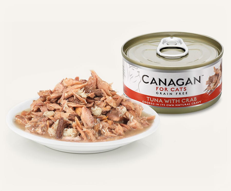 CANAGAN CAT Canned food for cats Tuna and crab We love dogs CZ