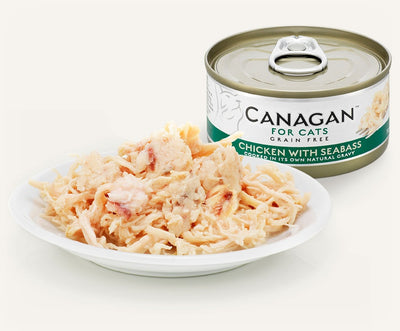 CANAGAN CAT Canned food for cats - Chicken and sea wolf