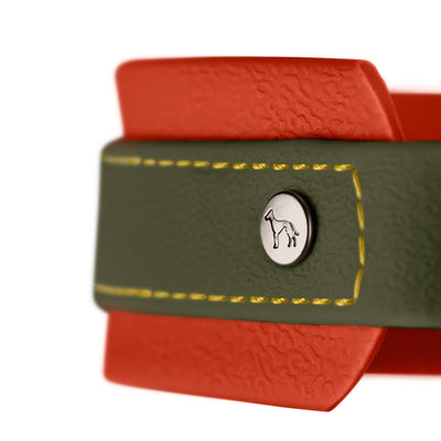 HAVANNA collar - green/orange