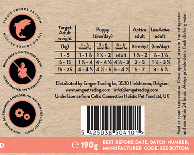 CELTIC Canned food for dogs - Salmon and trout 190g