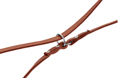 CANADIAN UP Petit adjustable leash - cognac