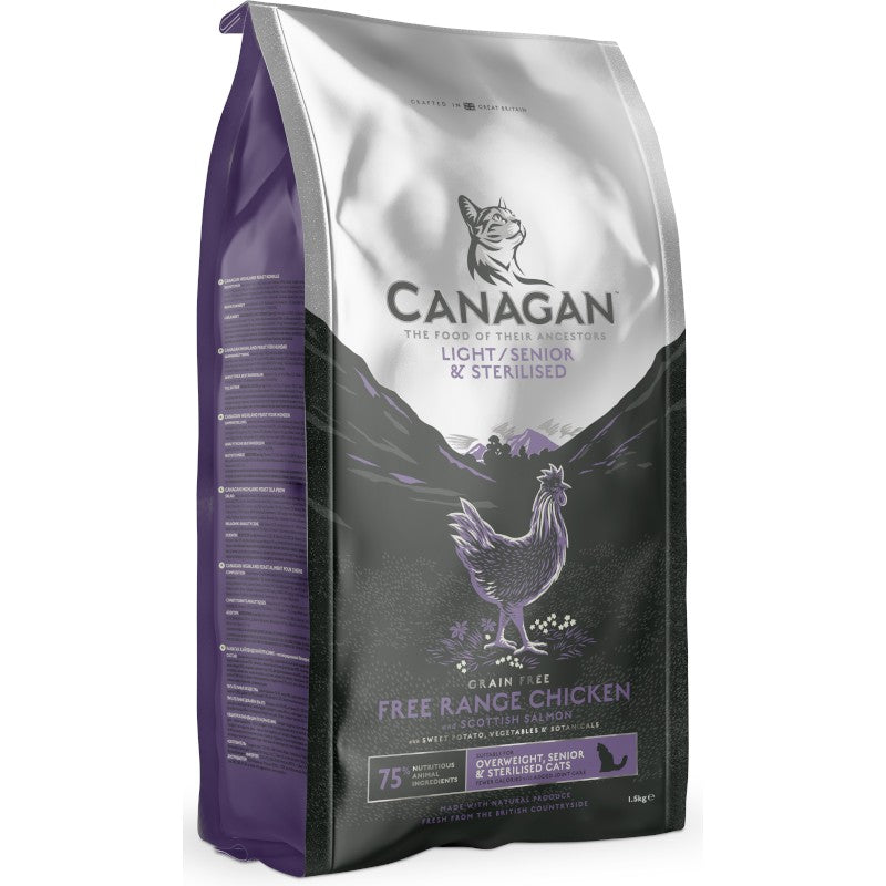 CANAGAN CAT Granule pro kočky - Light/Senior/Sterilised