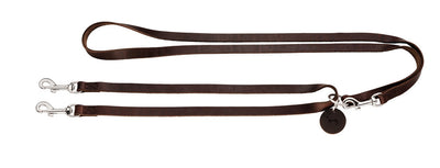 SOLID EDUCATION combi leash 6 in 1 - dark brown