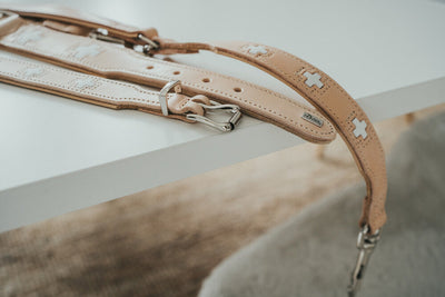 SWISS adjustable leash - beige
