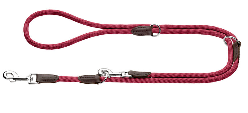 FREESTYLE adjustable leash - burgundy