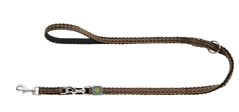 HILO adjustable leash - brown