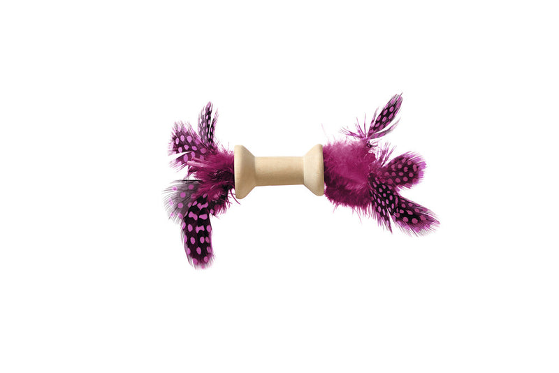 MALA cat toy with feathers - pink