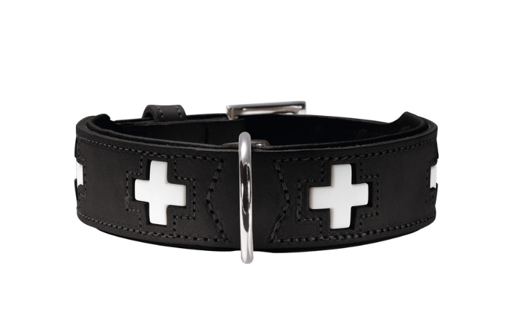 SWISS collar - black