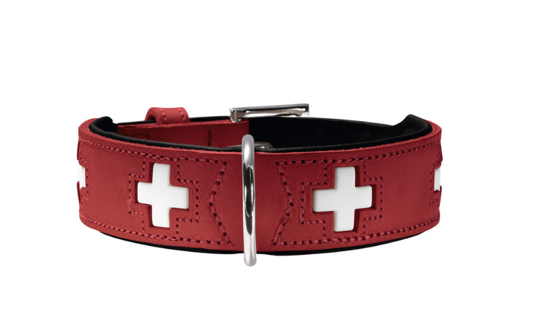 SWISS obojek - červená