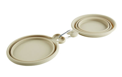 LIST double bowl - beige