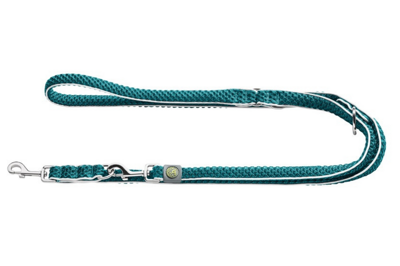 HILO adjustable leash - turquoise