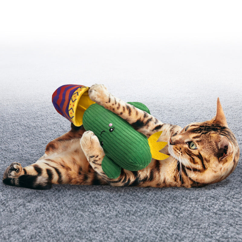Cat toy KONG Wrangler Cactus - with rattle