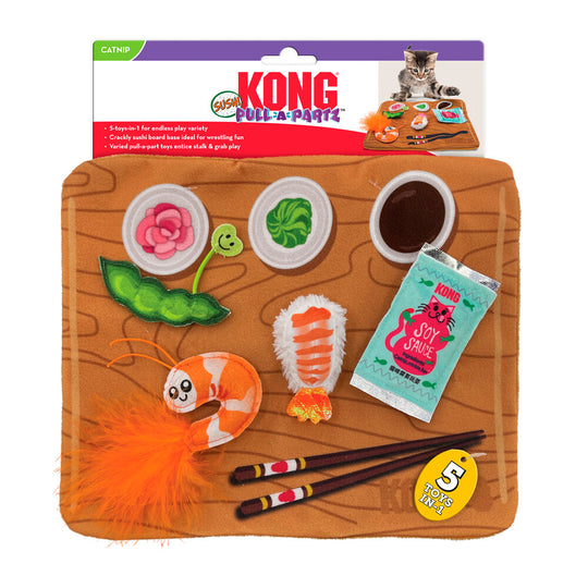 KONG F PULL-A-PARTZ SUSHI KONG x 1