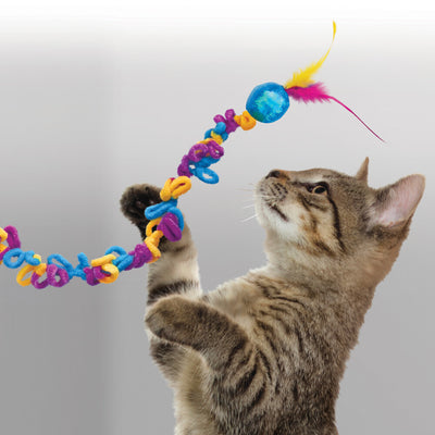 KONG Teaser Loopz cat toy - with rattle