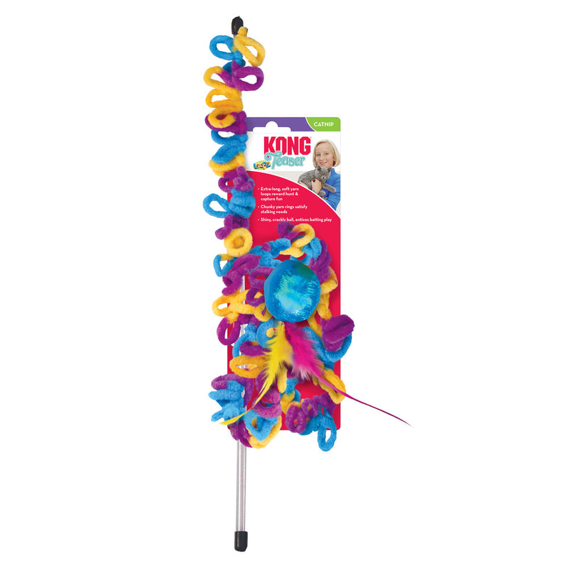 KONG Teaser Loopz cat toy - with rattle