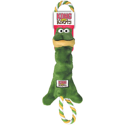 Dog toy KONG Tugger Knots Frog