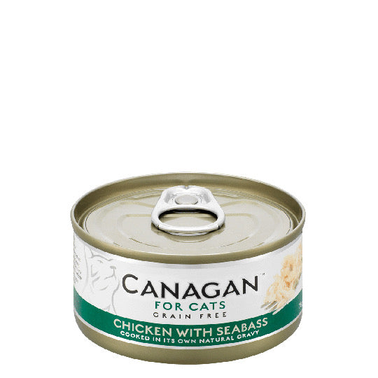 CANAGAN CAT Canned food for cats - Chicken and sea wolf
