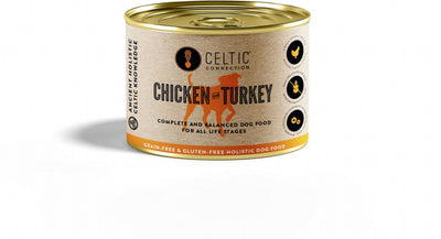 CELTIC Canned food for dogs - Chicken and turkey 200g