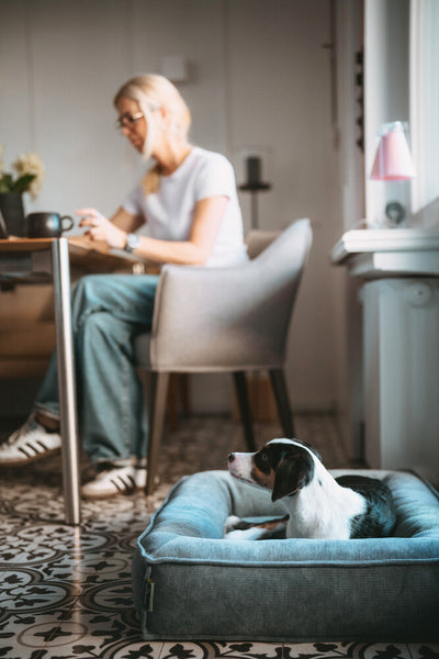 MELUN ortopedická matrace - šedomodrá