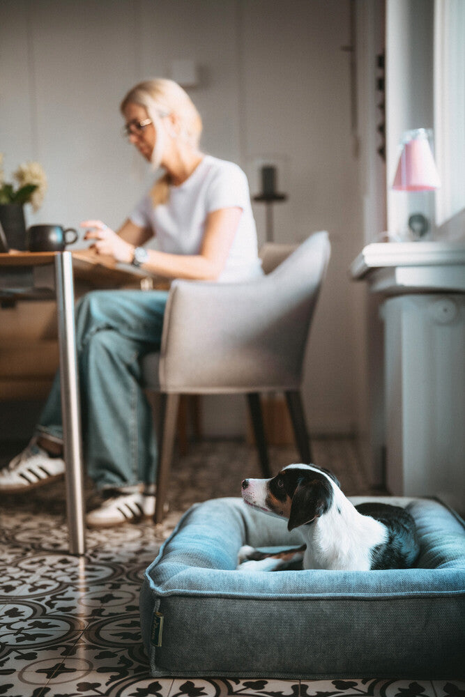 MELUN ortopedická matrace - šedomodrá