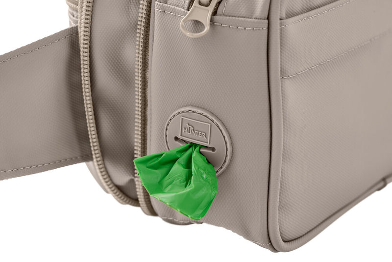 SEOUL waist bag with blanket - slate