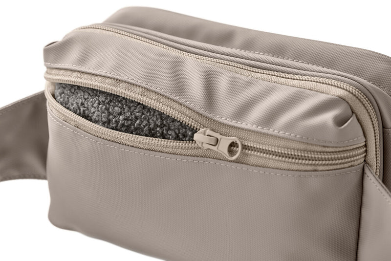 SEOUL waist bag with blanket - slate
