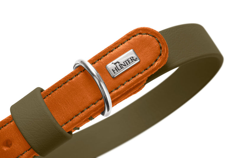 WOLMAR obojek - khaki/oranžová