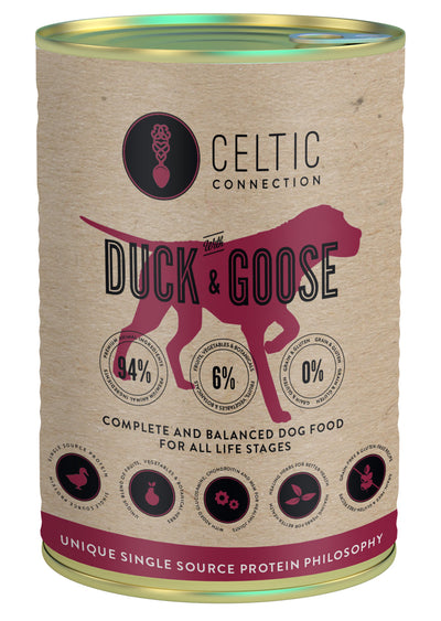 CELTIC Canned food for dogs - Duck and goose 400g