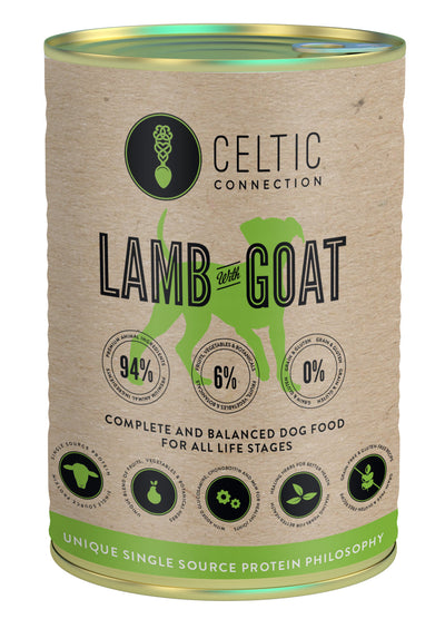 CELTIC Canned food for dogs - Lamb and goat 400g