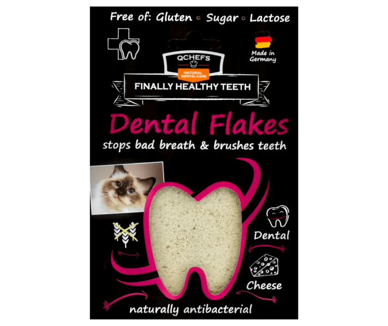 QCHEFS Dental flakes for cats